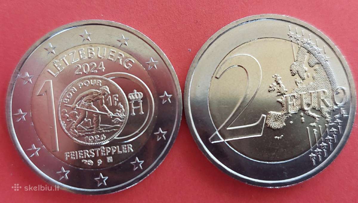 Liuksemburgas 2024m.2€ “100m.frankui-feiersteppler