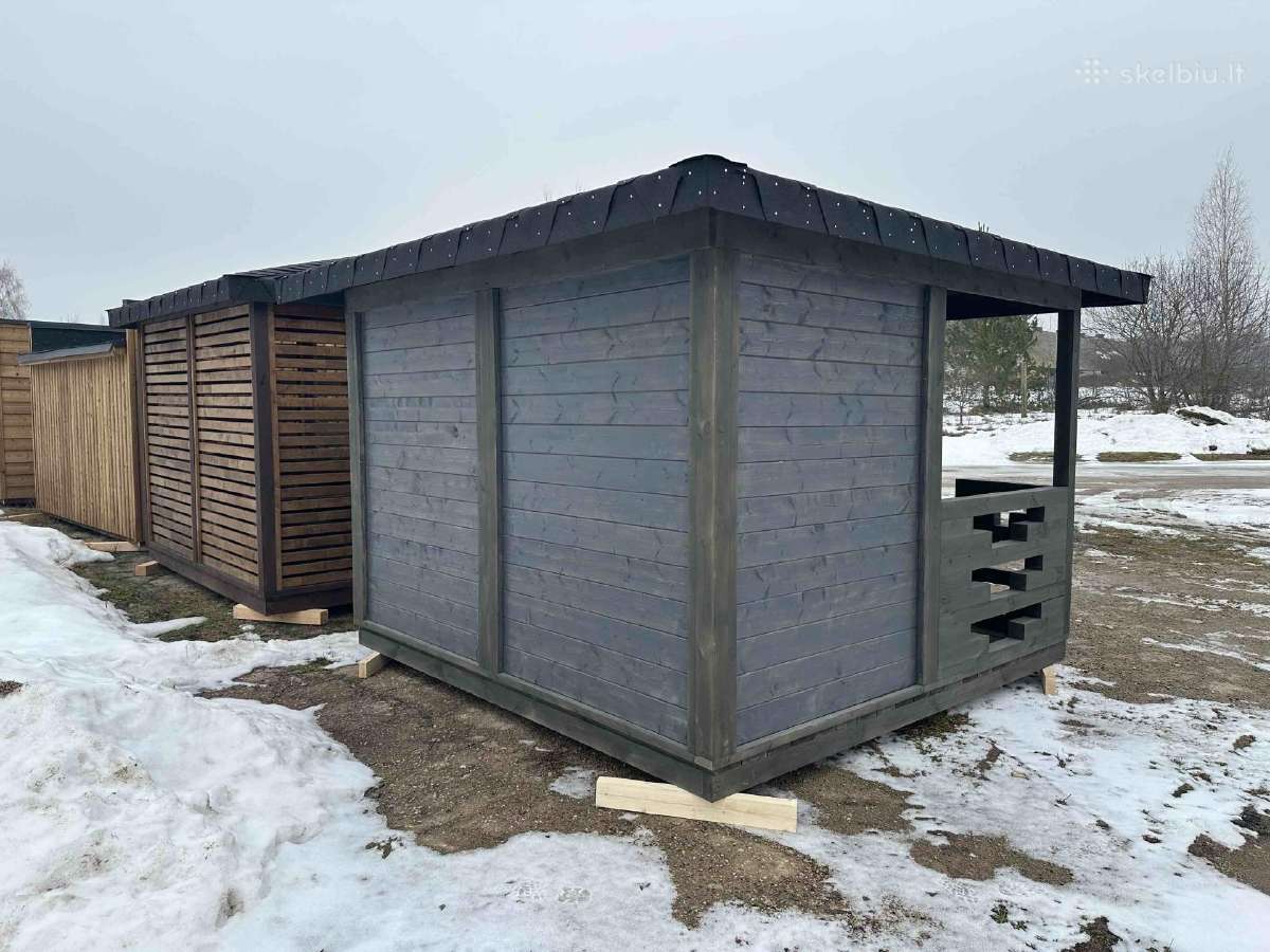 Pavėsinės, sandėliukai, malkinės, vaikų nameliai - nuotraukos Nr. 11