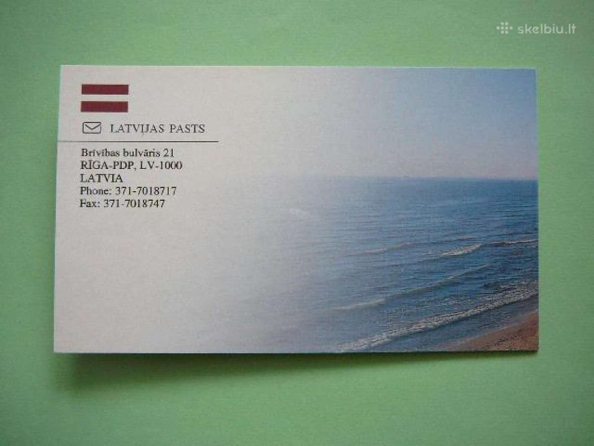 Baltijos jūra Latvija 2001 Bukletas Mnh llt551bk - nuotraukos Nr. 3