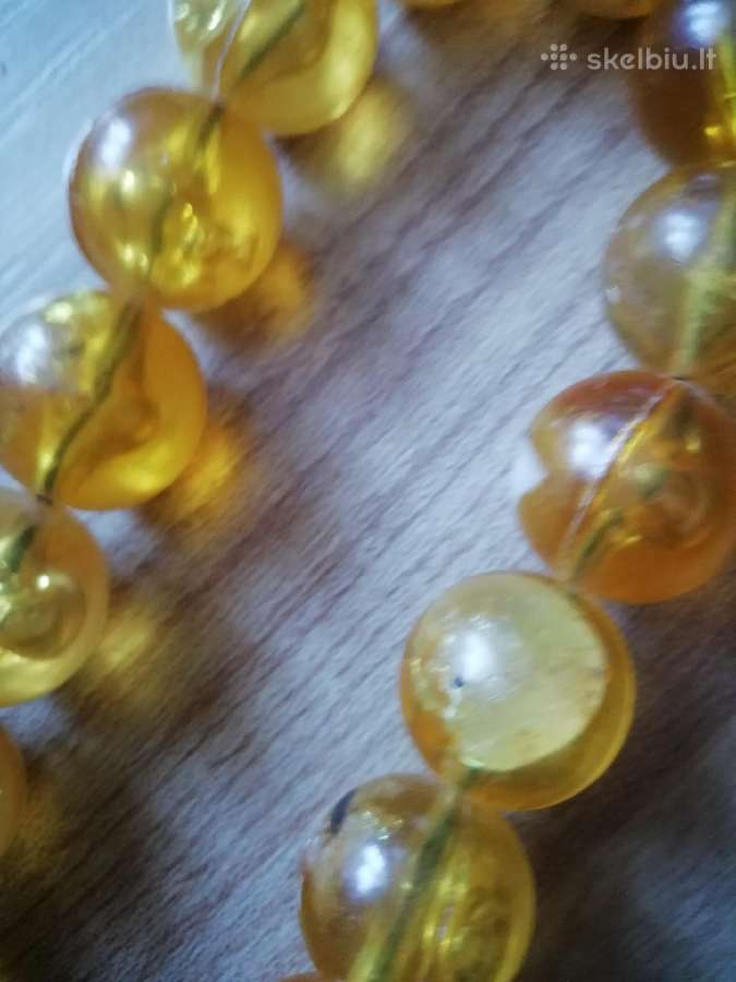 Gintariniai karoliai, ir daug papuošalų. - nuotraukos Nr. 24