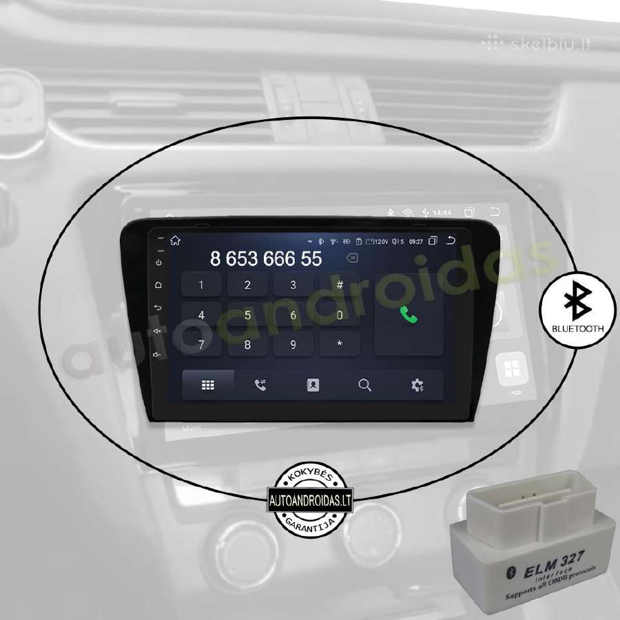 Skoda Octavia 3 A7 2013-18 Android multimedia GPS - nuotraukos Nr. 5