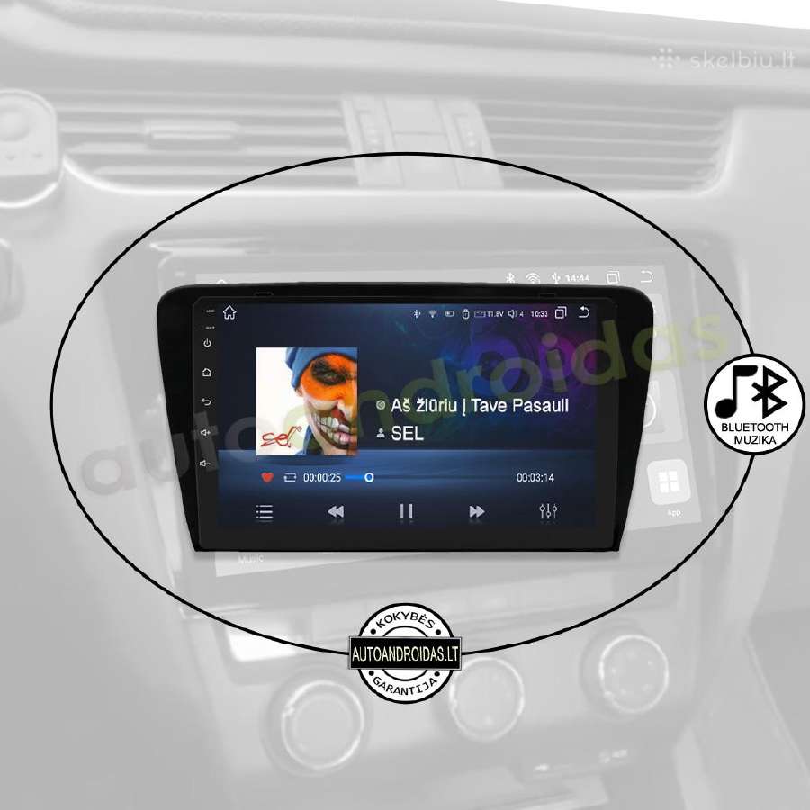 Skoda Octavia 3 A7 2013-18 Android multimedia GPS - nuotraukos Nr. 6