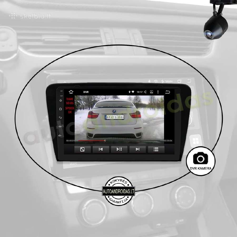 Skoda Octavia 3 A7 2013-18 Android multimedia GPS - nuotraukos Nr. 8