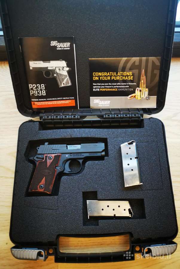 Sig Sauer p938 Rosewood cal 9x19 - nuotraukos Nr. 3