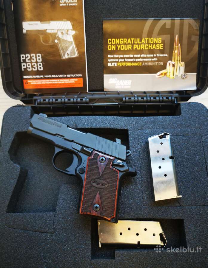 Sig Sauer p938 Rosewood cal 9x19 - nuotraukos Nr. 2