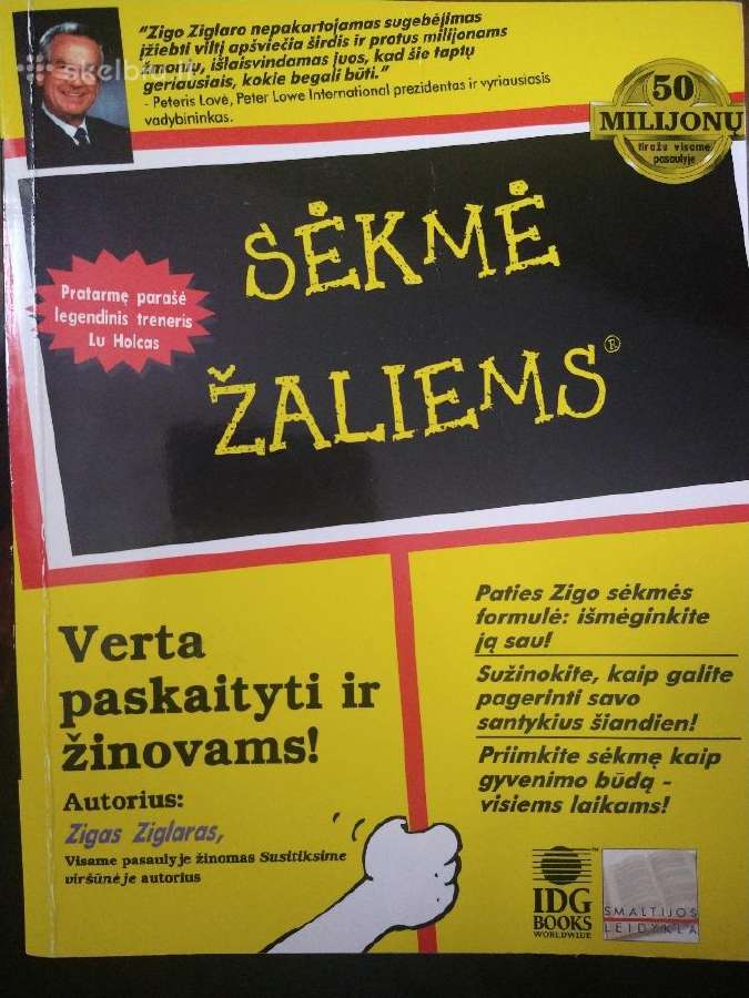 Zigas Ziglaras. Sėkmė žaliems