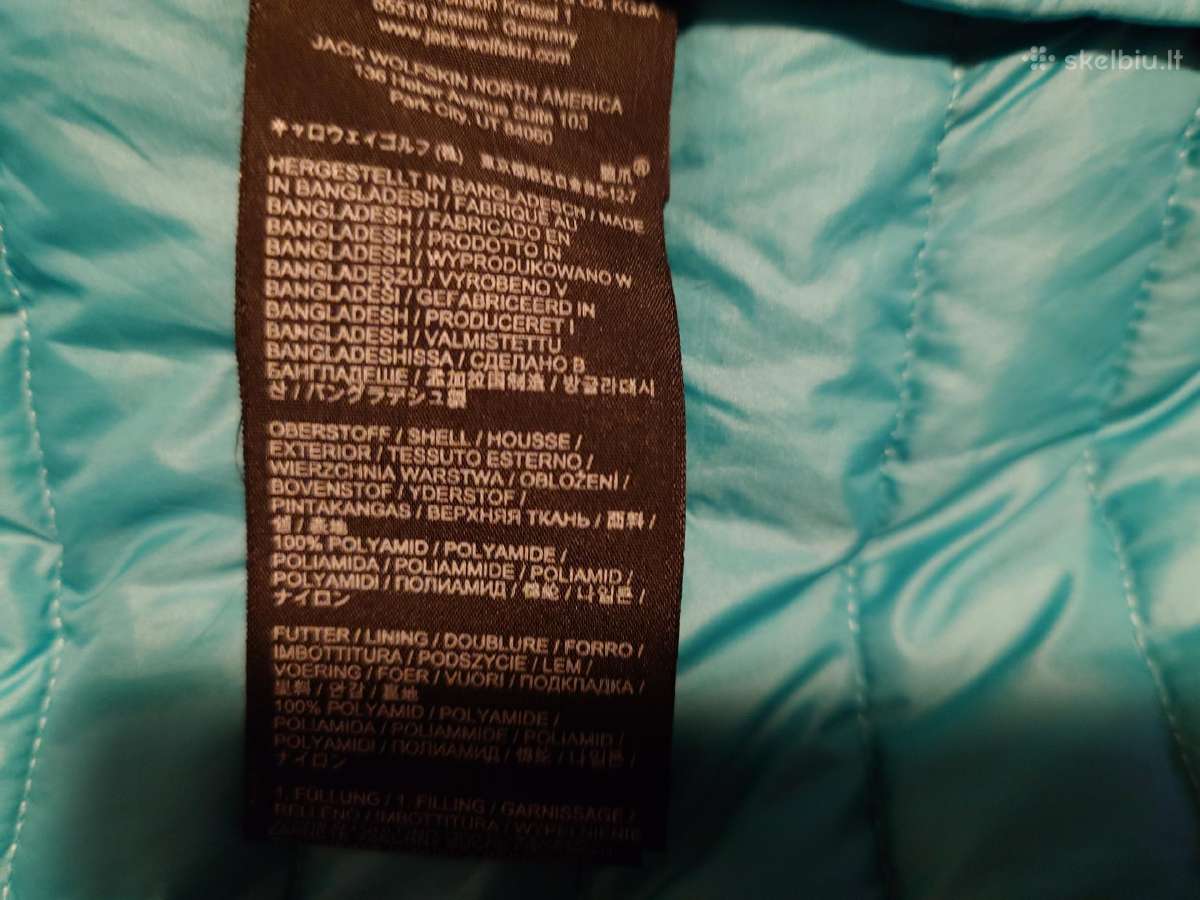 Moteriška pūkinė striukė Jack wolfskin. - nuotraukos Nr. 5