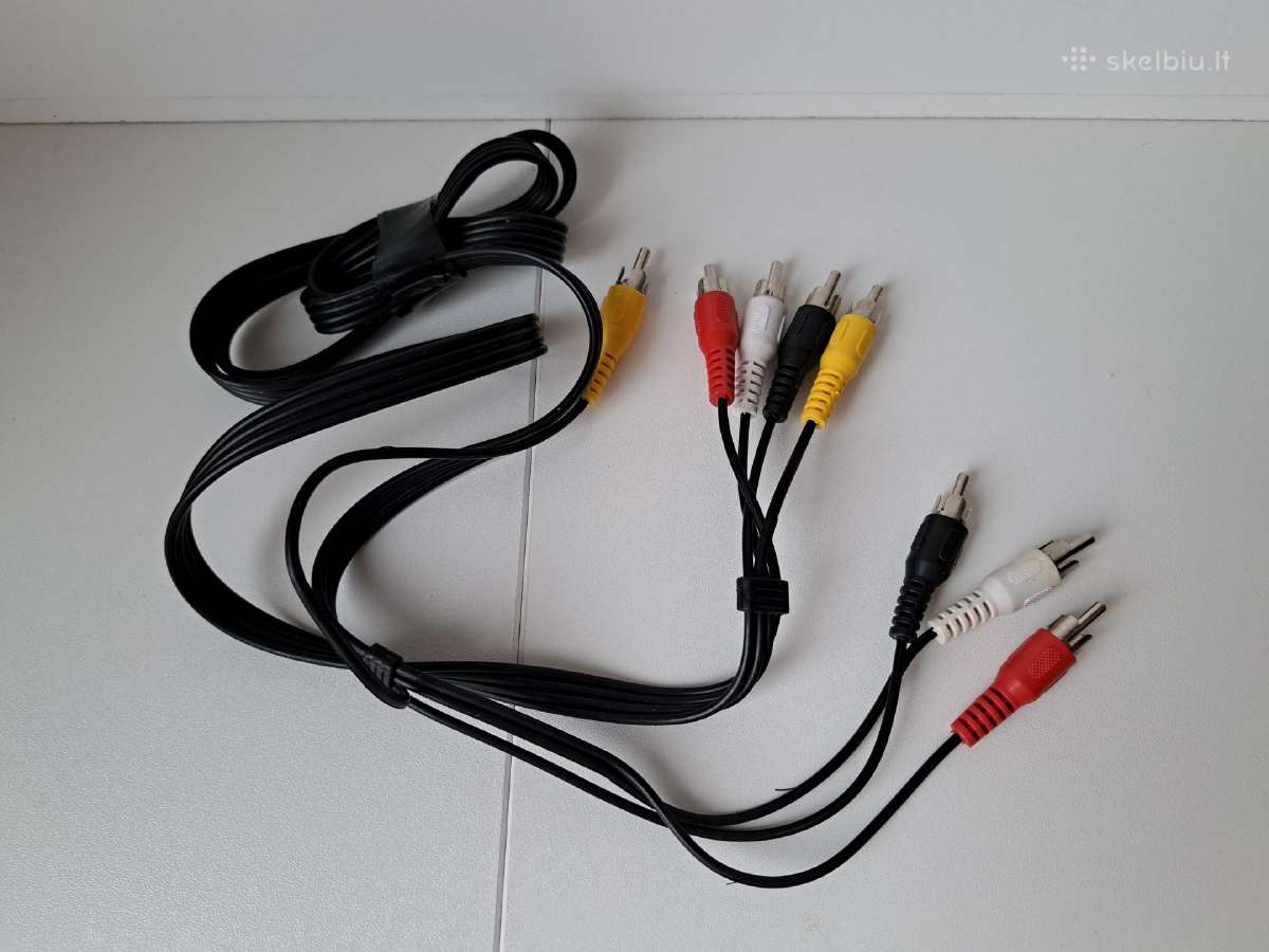 Audio laidas, kabelis, jungtis.