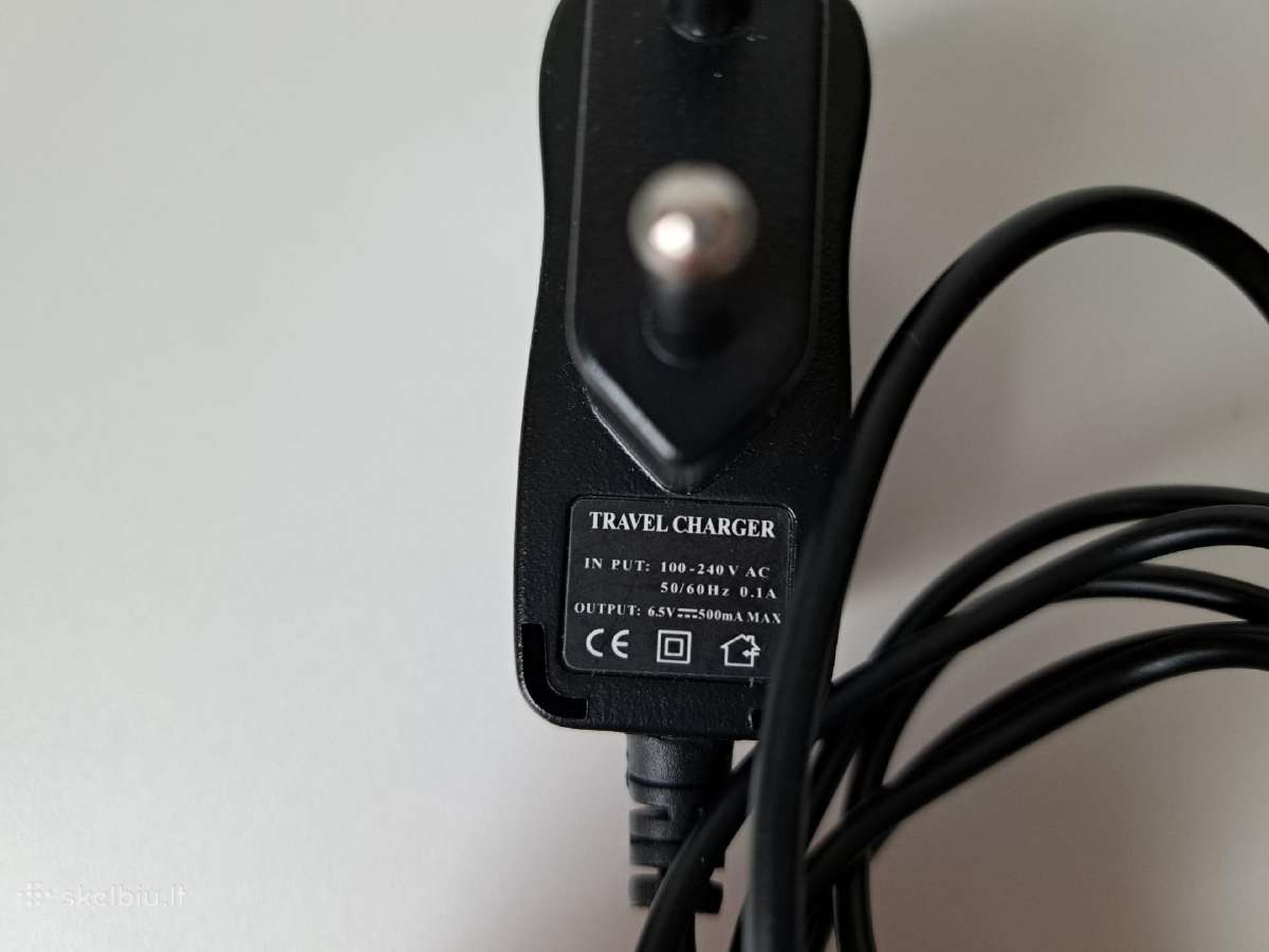 Adapteris, pakrovėjas įkroviklis 6.5v - nuotraukos Nr. 2