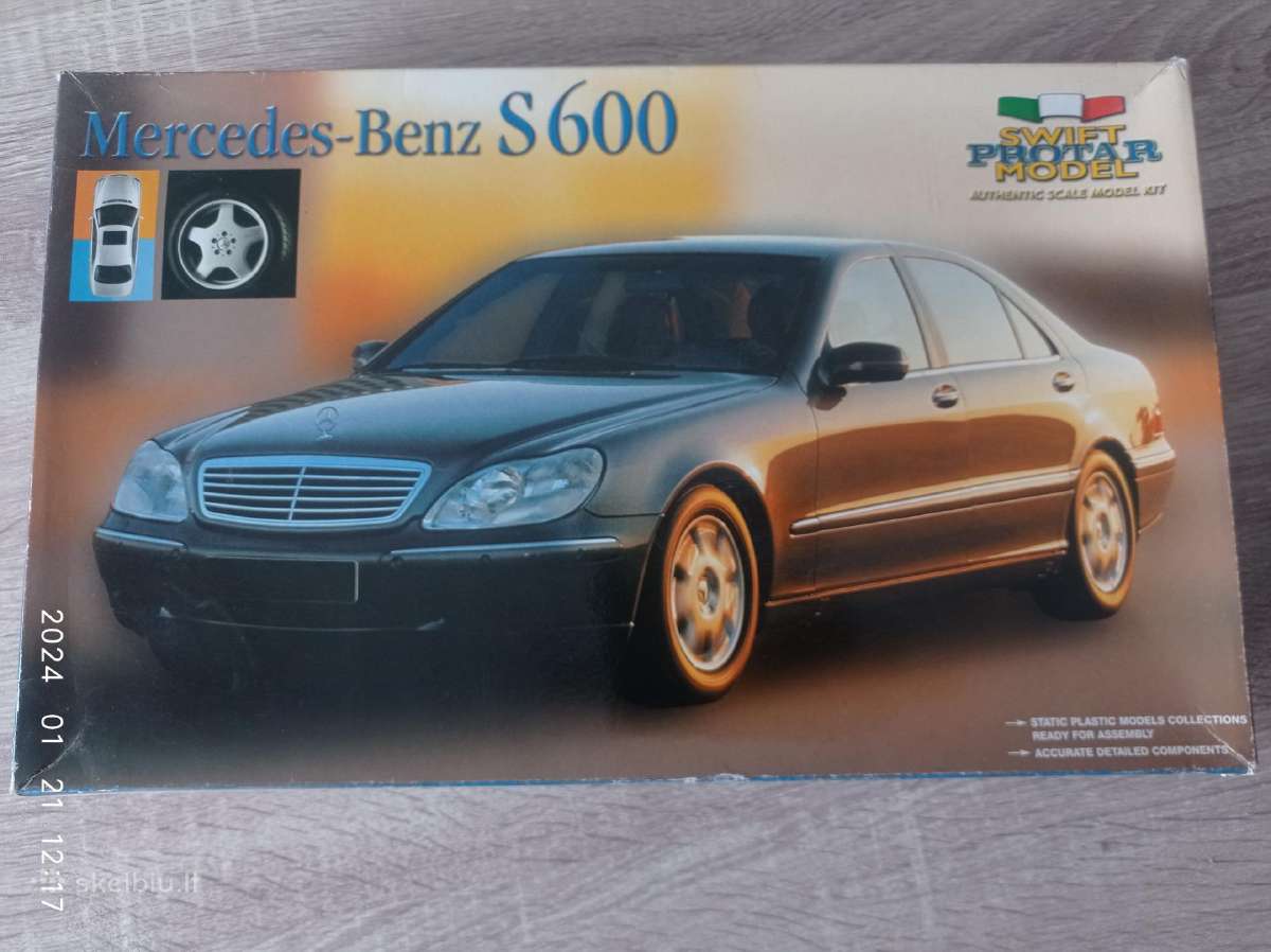 Mercedes S600 klijuojamas mod.