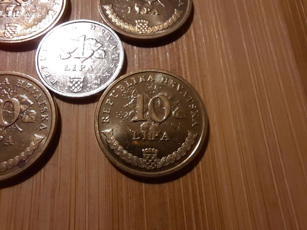 10 ir 1 Lipu Proof rinkinukas - Kroatija - nuotraukos Nr. 2