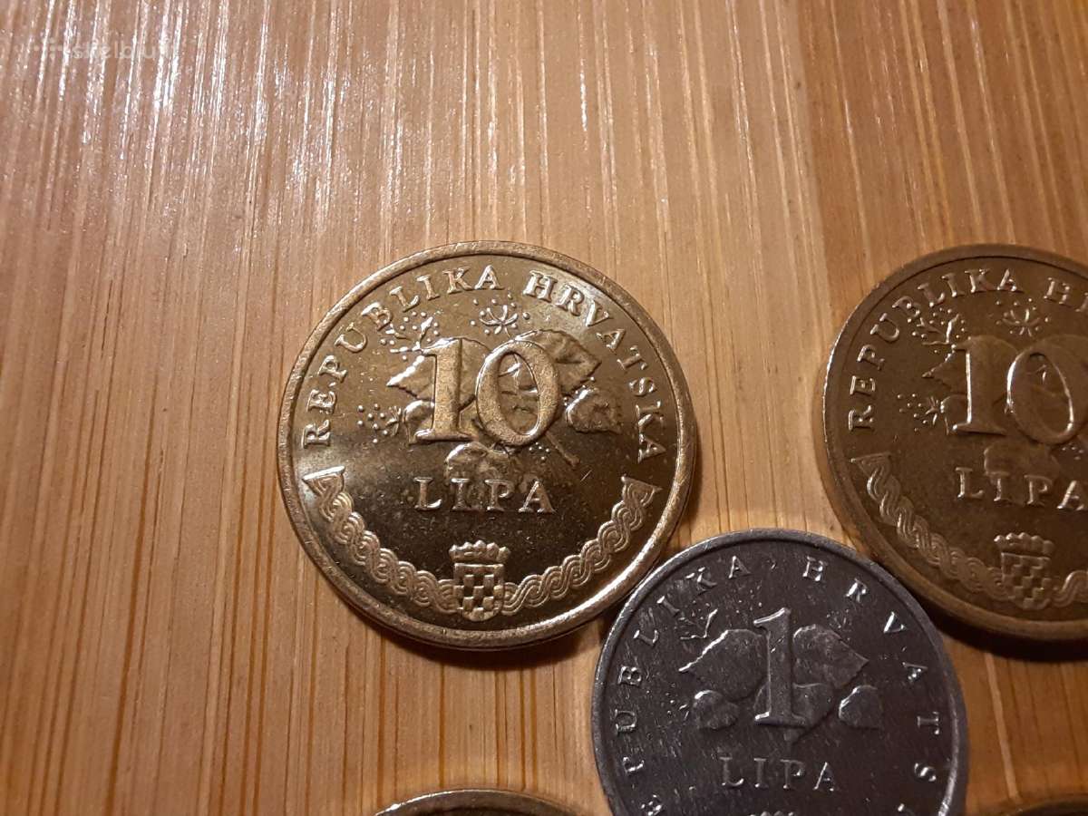 10 ir 1 Lipu Proof rinkinukas - Kroatija - nuotraukos Nr. 4
