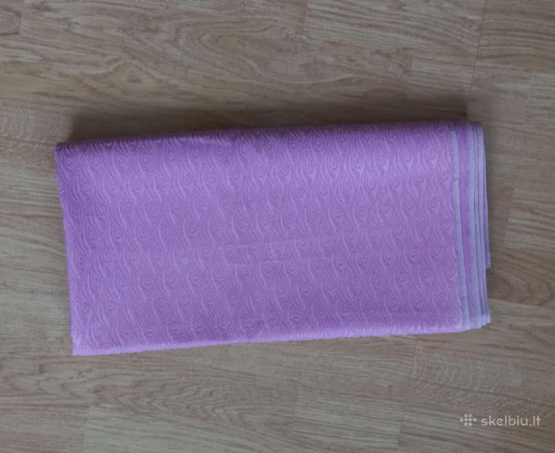 Alyvinės spalvos žakardinio pinymo audinys - nuotraukos Nr. 3