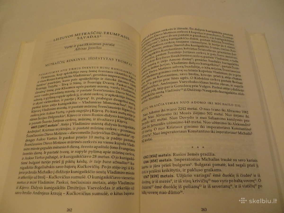 Knyga Metraščiai ir kunigaikščių laiškai 1996 - nuotraukos Nr. 16