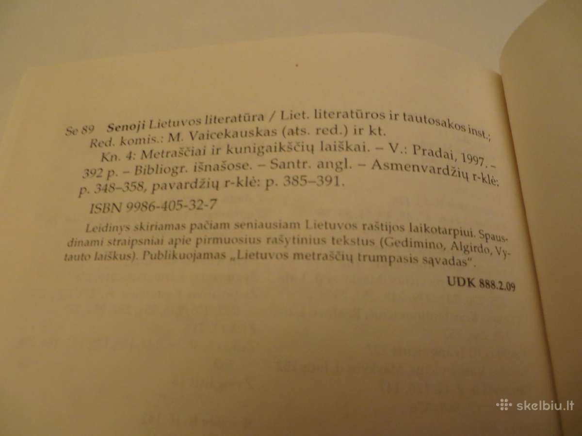 Knyga Metraščiai ir kunigaikščių laiškai 1996 - nuotraukos Nr. 20