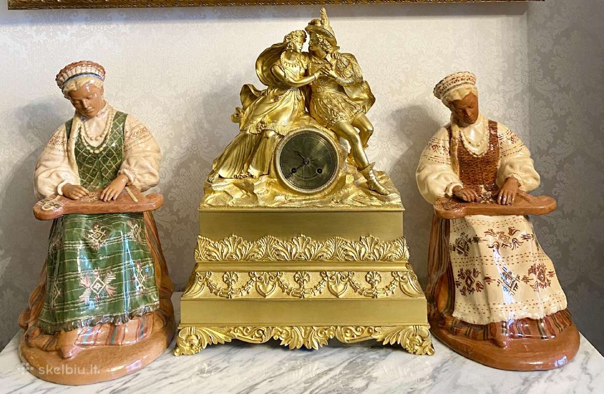 Kolekcinė Kauno dailė statulėlė Kanklininkė