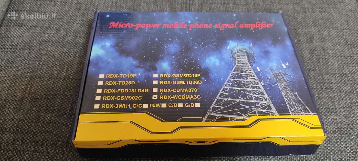 Naujas ryšio stiprintuvas- kartotuvas 2g , 3g
