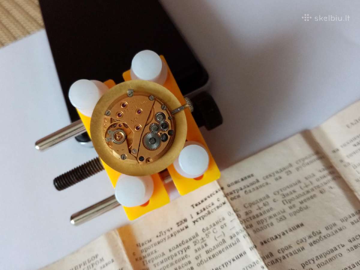 CcccccccccCCCP Auksinio Laikrodžio Mechanizmas Su - nuotraukos Nr. 4