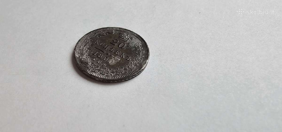 1850 20 kapeiku Unc - nuotraukos Nr. 2