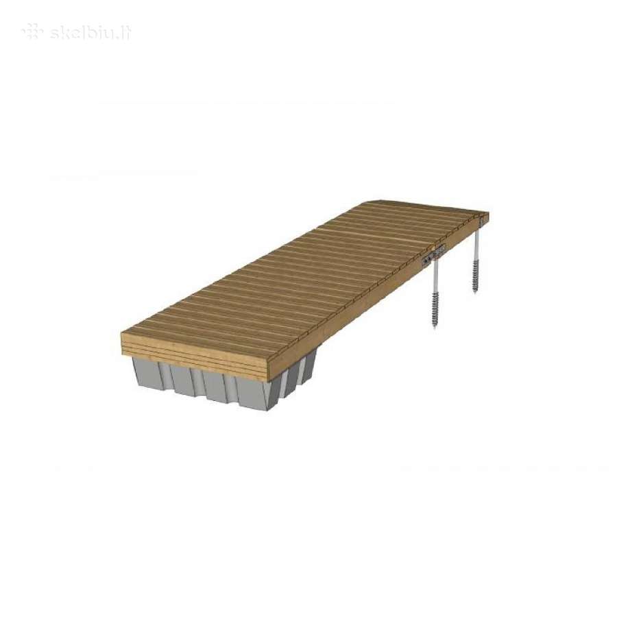 Pontoninis lieptelis Petriukas 1.2x4.5m - nuotraukos Nr. 5