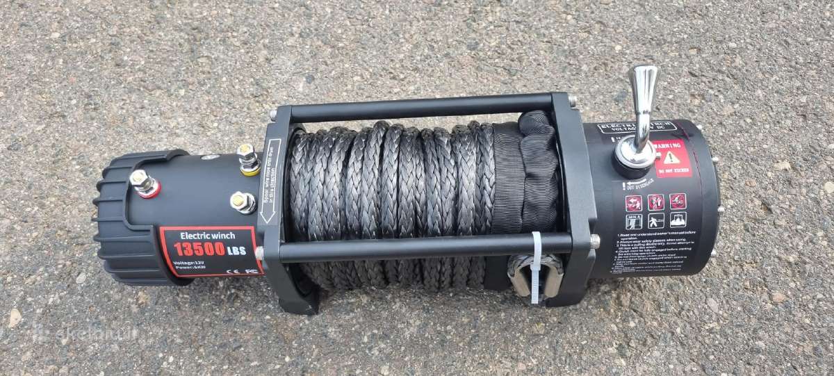 Elektrinė tempimo Gervė 13500lbs sintetinis lynas - nuotraukos Nr. 2