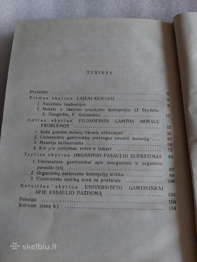 Gamtos filosofija senajame Vilniaus universitete - nuotraukos Nr. 3