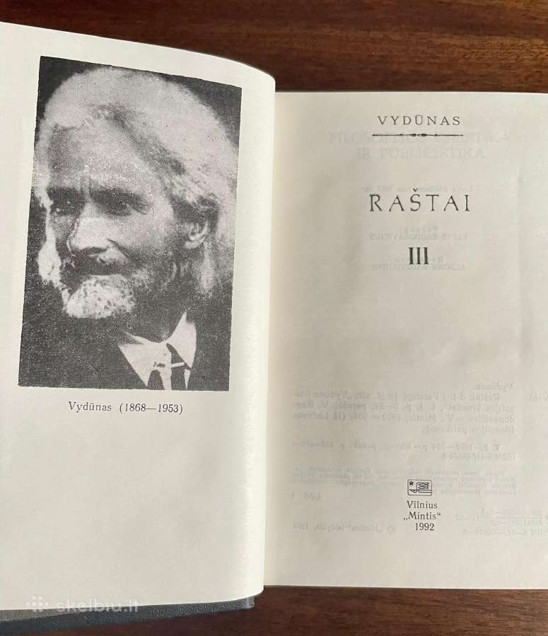 Vydūnas, Raštai 3 tomai - nuotraukos Nr. 5