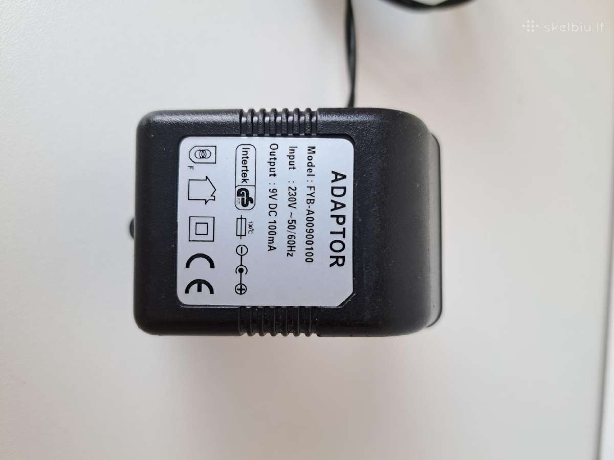 Adapteris, įkroviklis 9v - nuotraukos Nr. 2