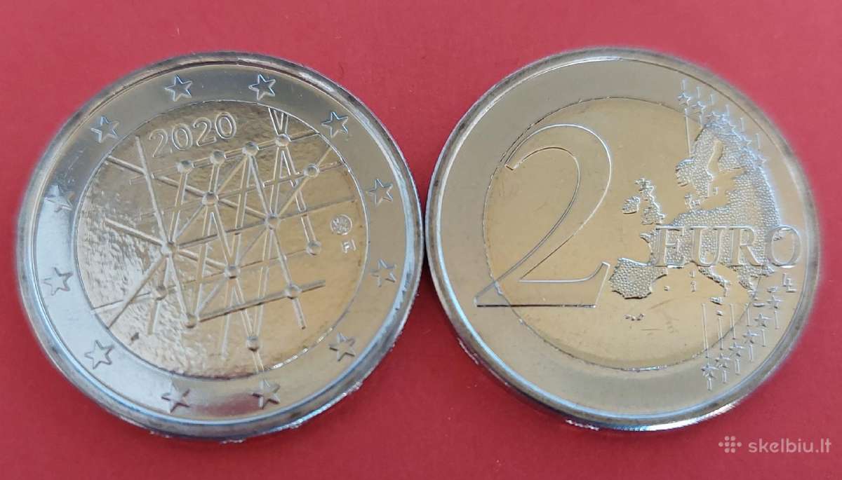 Suomija 2020m 2 €  "Turku universitetas" Unc