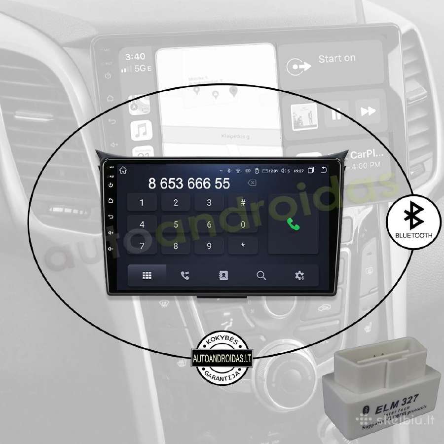 Hyundai I30 Android multimedia GPS/WiFi/usb/waze - nuotraukos Nr. 5