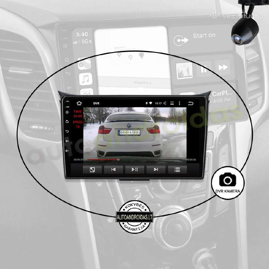 Hyundai I30 Android multimedia GPS/WiFi/usb/waze - nuotraukos Nr. 8