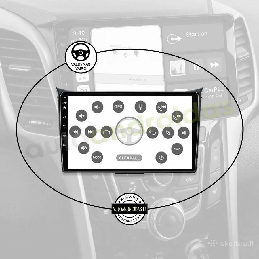 Hyundai I30 Android multimedia GPS/WiFi/usb/waze - nuotraukos Nr. 12