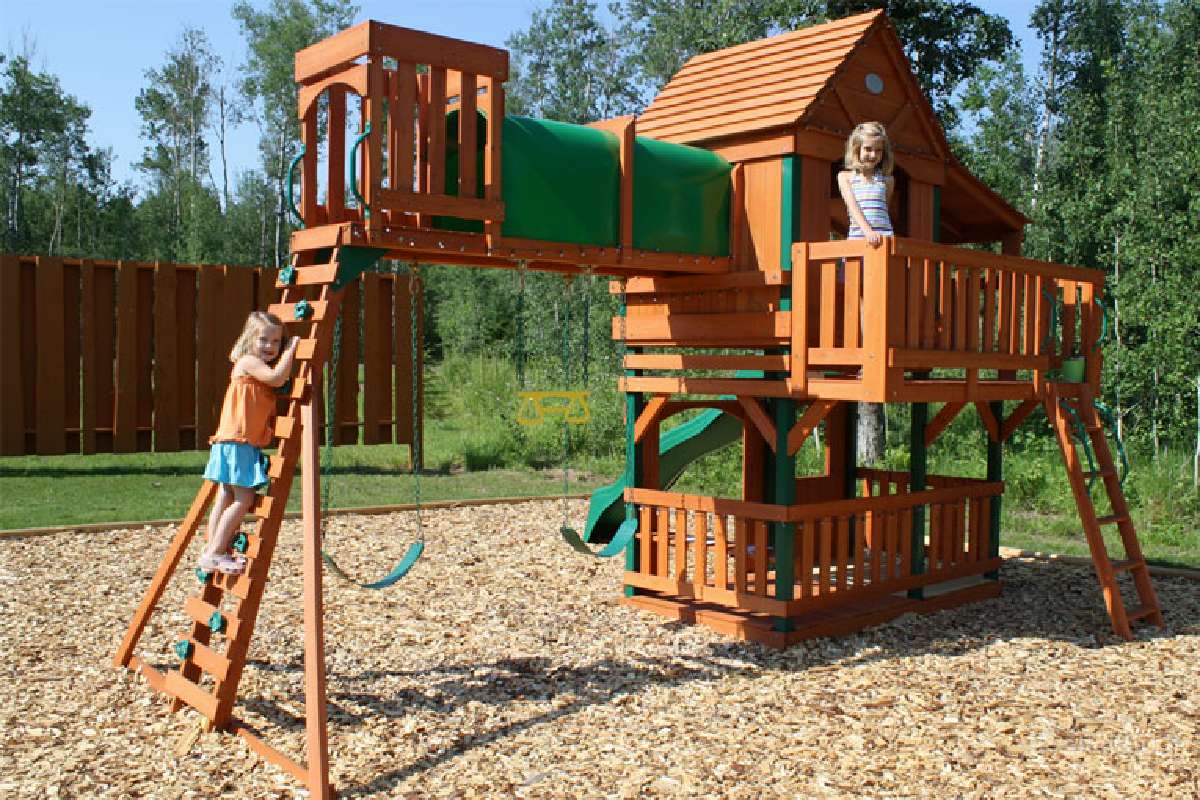 Vaikų žaidimo aikštelės laukui Woodlit kedras - nuotraukos Nr. 15