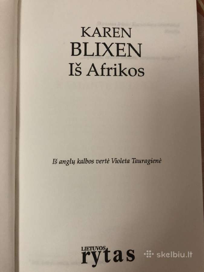 K.blixen - iš afrikos - nuotraukos Nr. 3