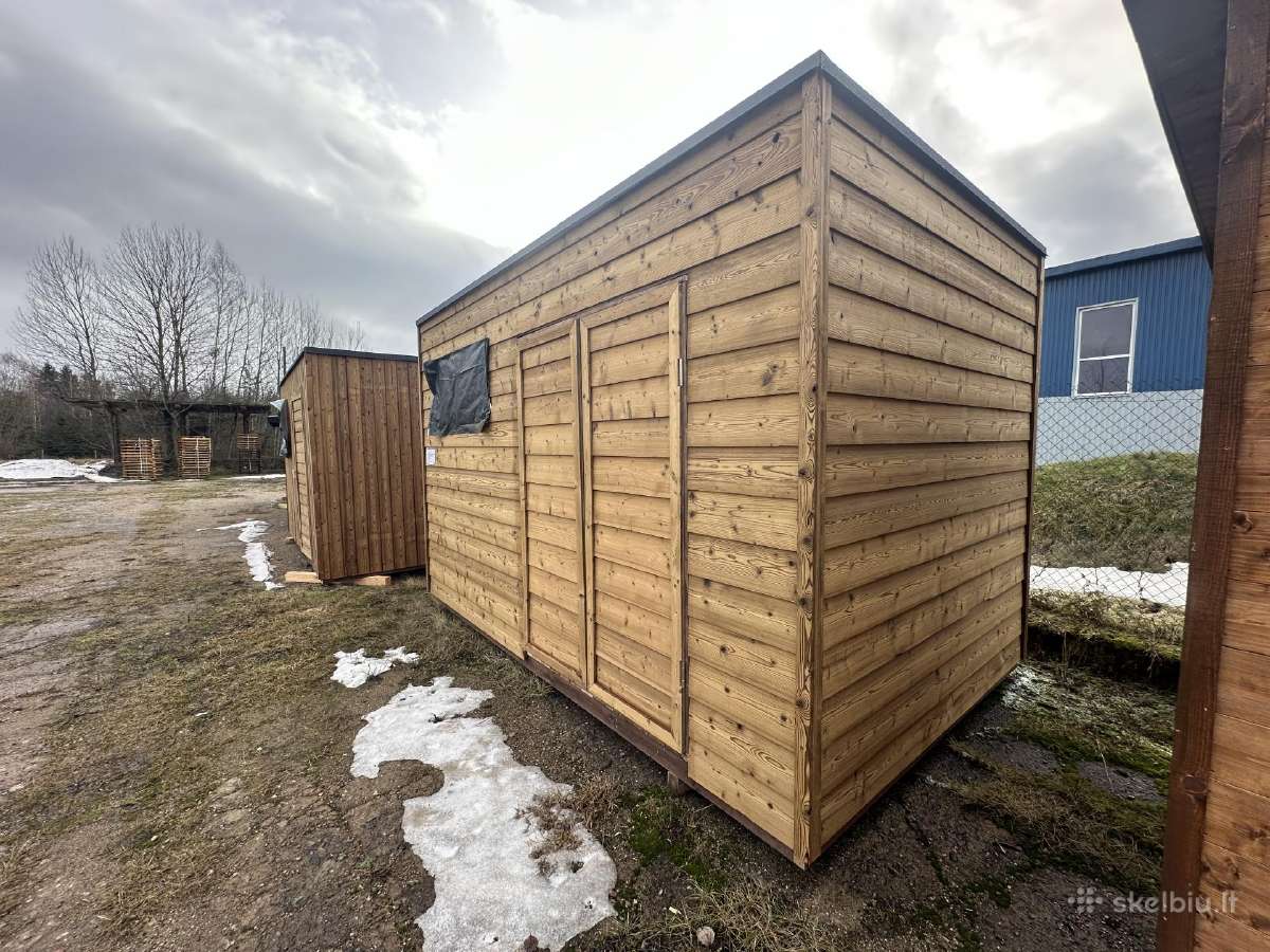Sandėliukai, malkinės, pavėsinės, lauko virtuvės - nuotraukos Nr. 16