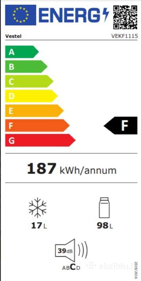 Po stalviršiu montuojami Vestel su kamera 82cm F - nuotraukos Nr. 11