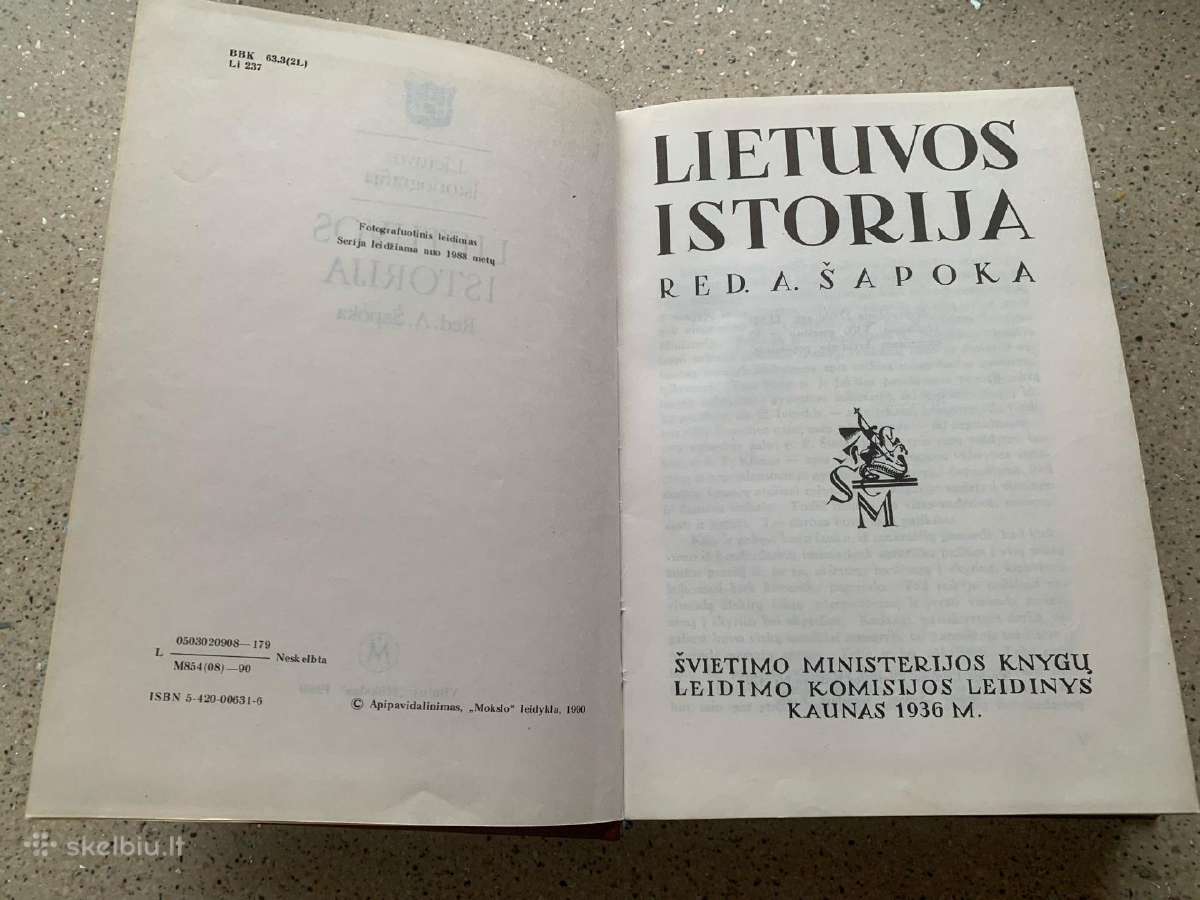 A. Šapoka "Lietuvos istorija" - nuotraukos Nr. 2