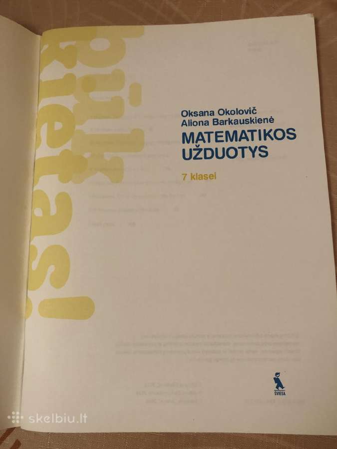 Matematikos užduotys 7 klasė - nuotraukos Nr. 2