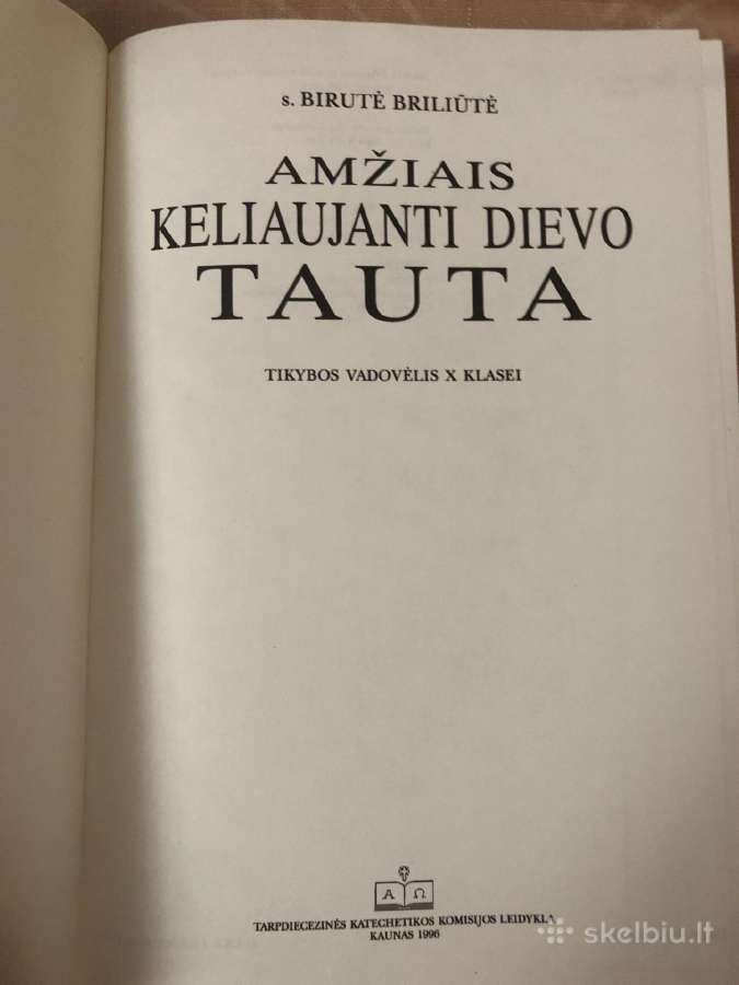 Tikybos vadovėlis 10 klasei - nuotraukos Nr. 2