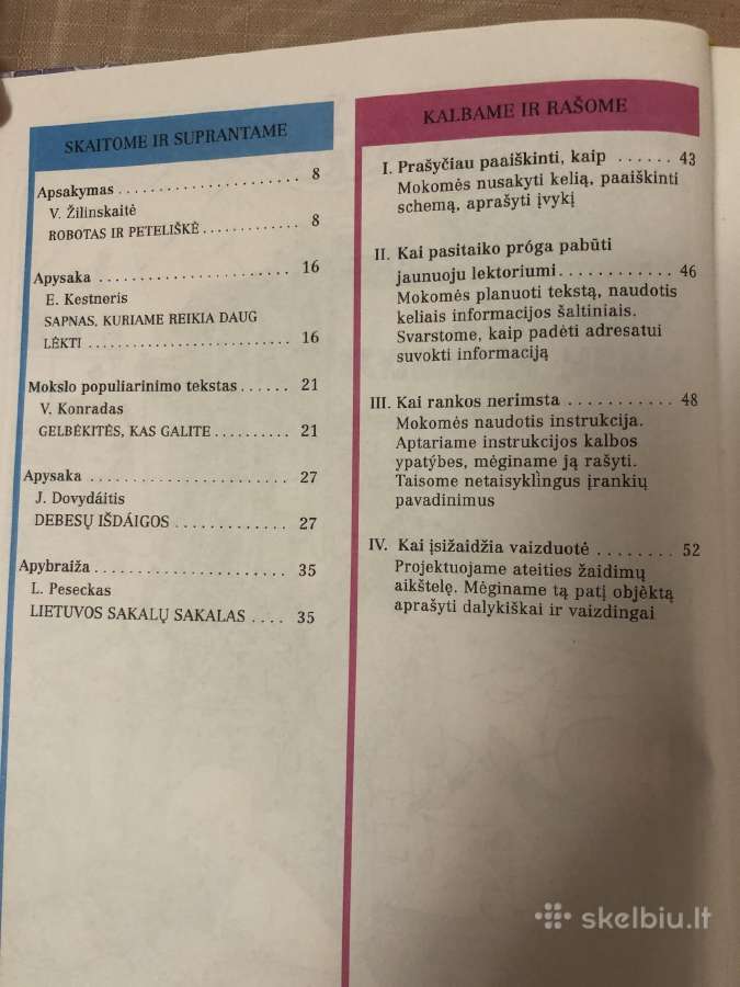 Lietuvių kalba 5 klasei - nuotraukos Nr. 3