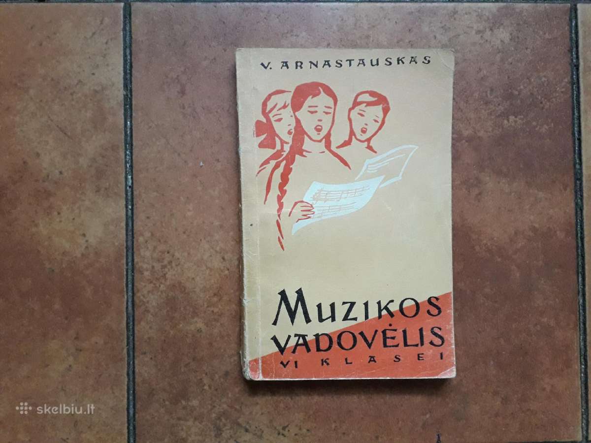Muzikos vadovėlis 6 klasei 1973 metai