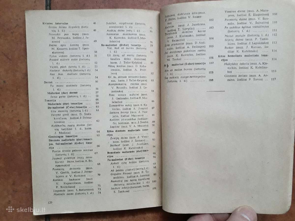 Muzikos vadovėlis 6 klasei 1973 metai - nuotraukos Nr. 7