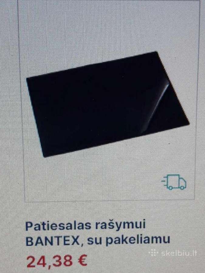 Patiesalas rašymui Bantex.