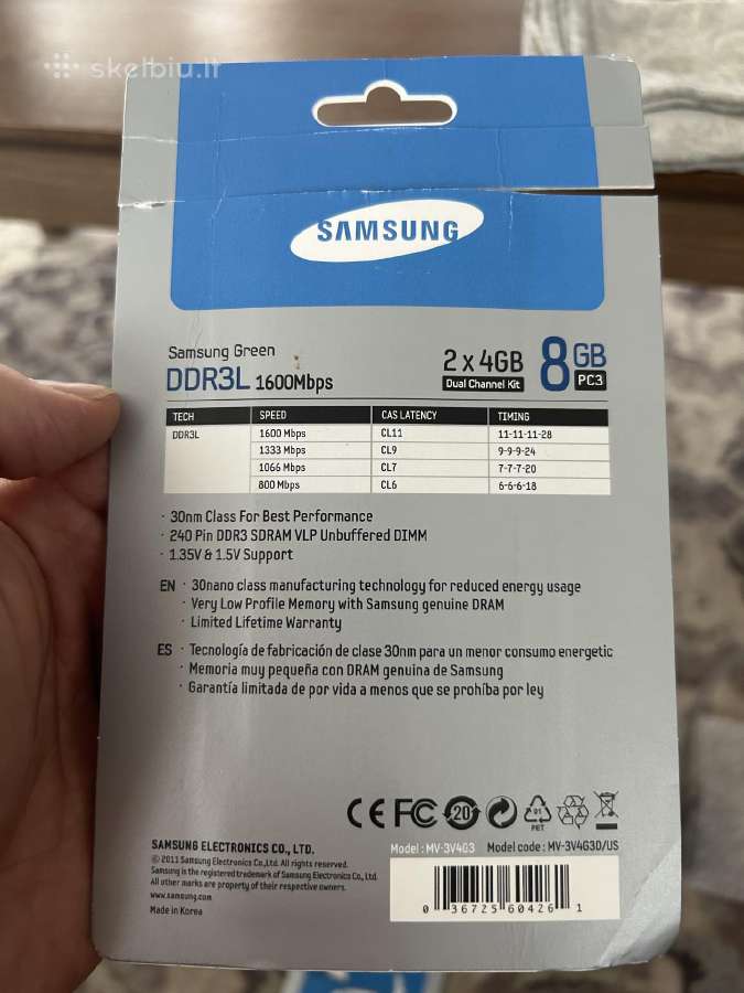 Samsung legendiniai Ddr3 - nuotraukos Nr. 2