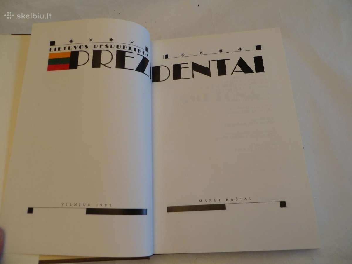 Knyga Lietuvos Respublikos Prezidentai L.truska 97 - nuotraukos Nr. 5