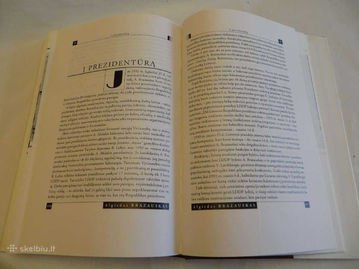 Knyga Lietuvos Respublikos Prezidentai L.truska 97 - nuotraukos Nr. 14