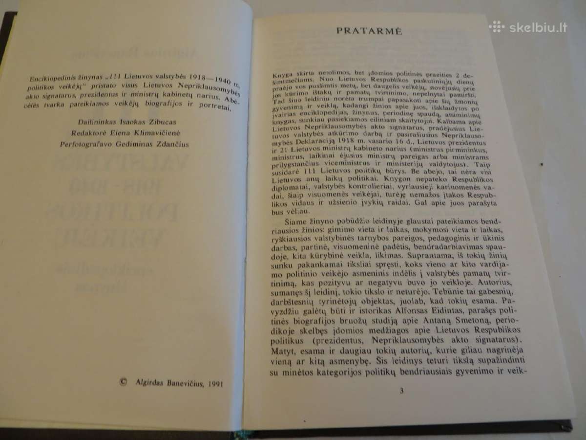 Knyga 111 Lietuvos Valstybės 1918-1940 politikos - nuotraukos Nr. 4