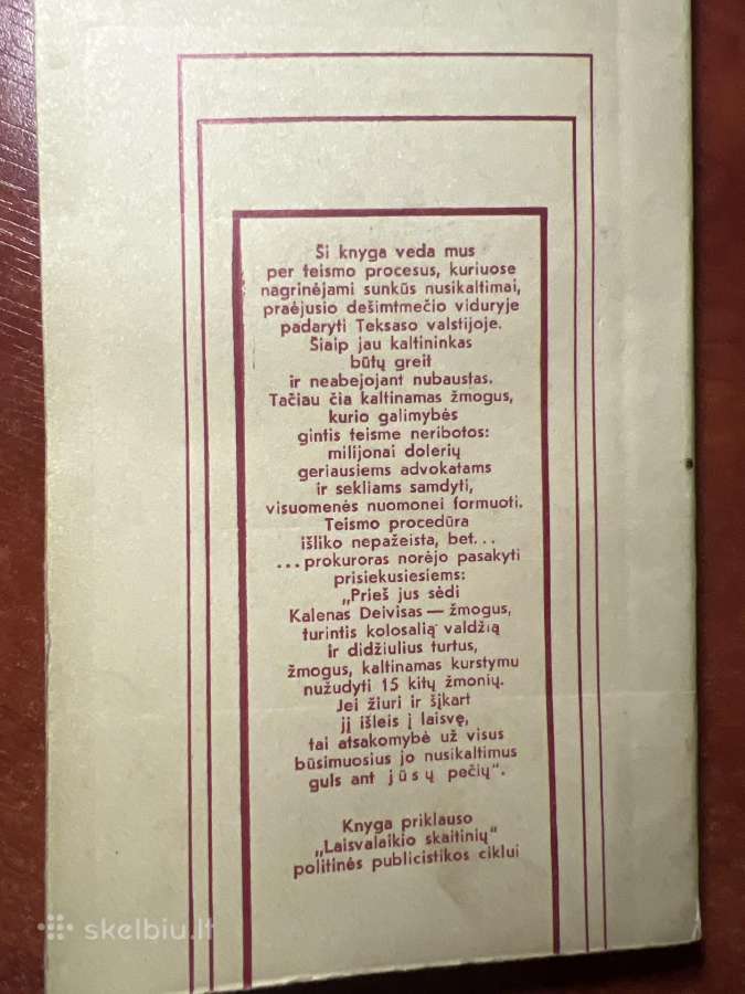 Knyga Kaltinamas Žmogžudyste, G.kartraitis - nuotraukos Nr. 4