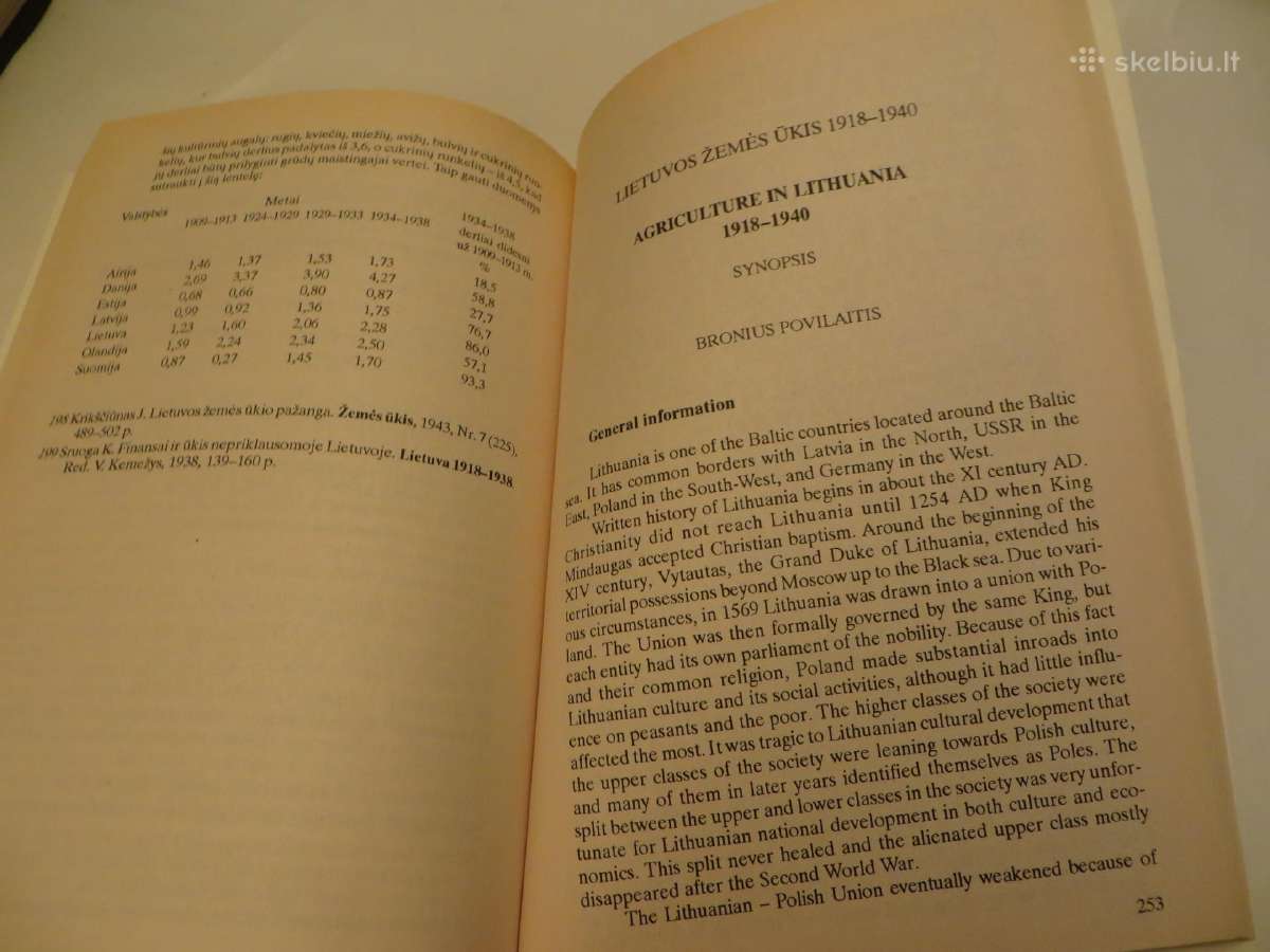 Knyga Lietuvos žemės ūkis 1918-40 B. Povilaitis 97 - nuotraukos Nr. 18
