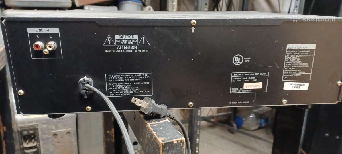 Garso stiprintuvai ir kita elektronika - nuotraukos Nr. 16